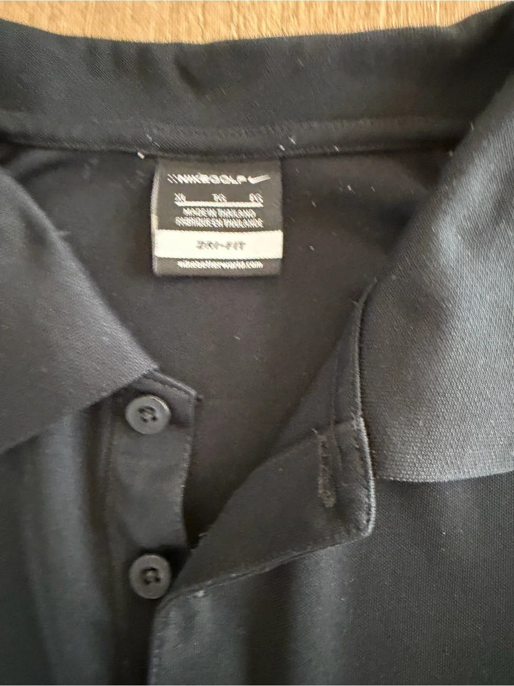 Nike Dri-FIT Performance Polo Shirt Men’s XL Black Standard Fit Golf Athletic